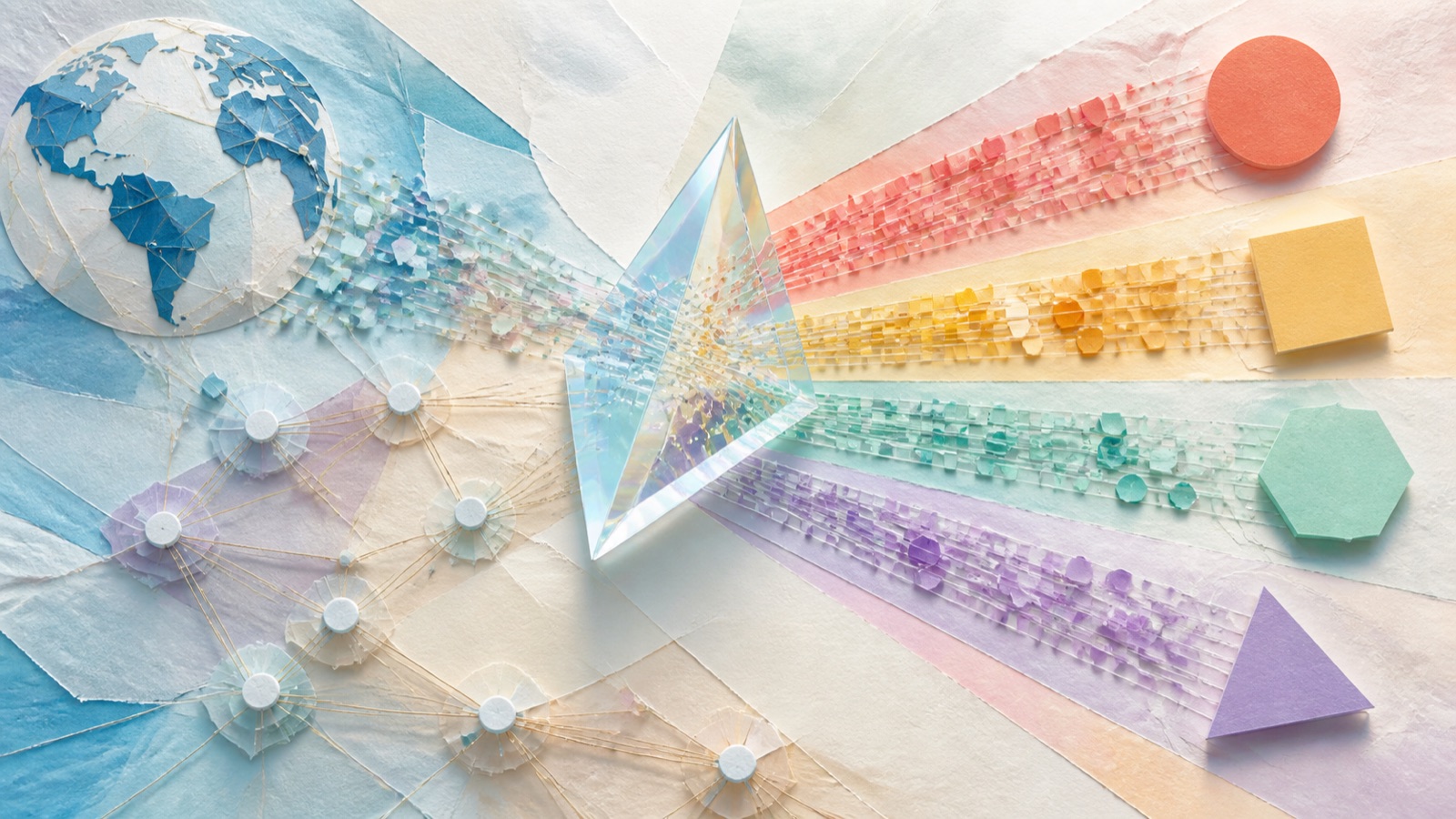 Abstract Internet event streams pass through a transparent prism and separate into privacy-safe diagnostic lanes