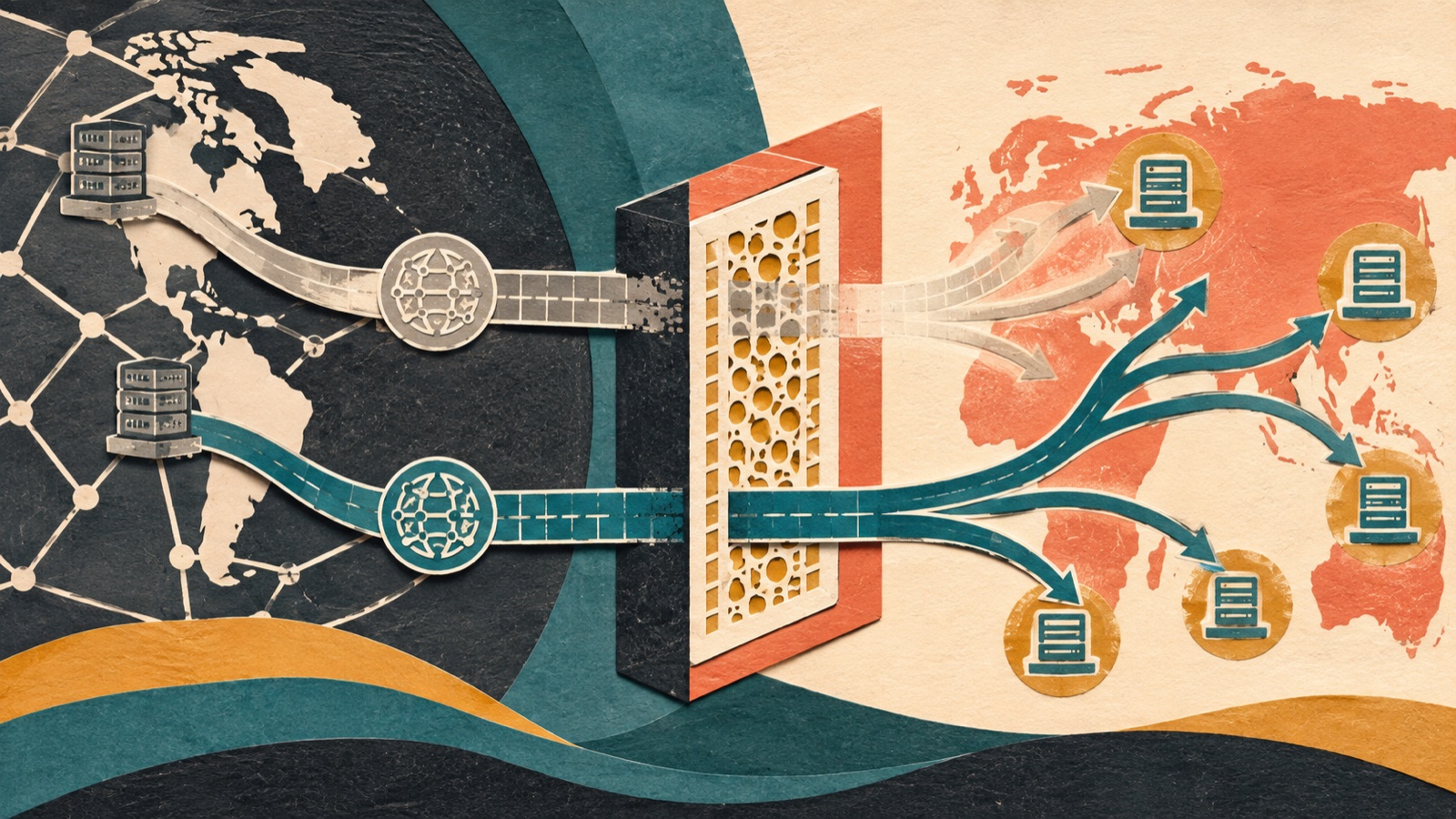 Internet routes moving safely from old proxy exits to a new allowlisted pool