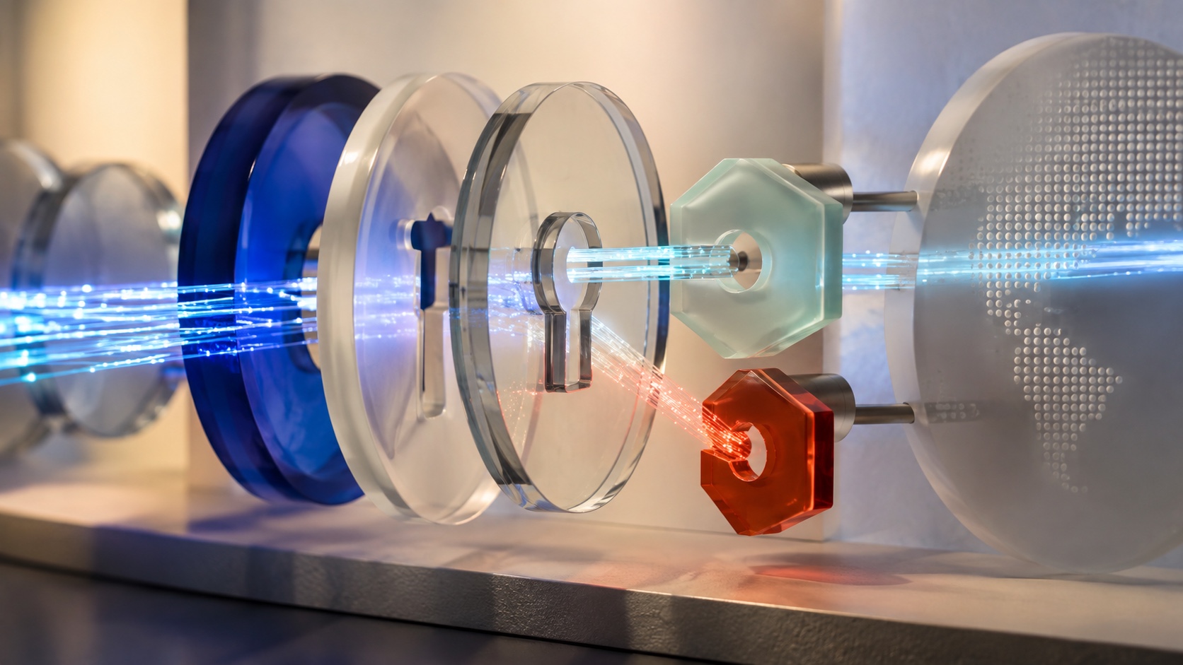 Fiber-optic internet routes passing through separate public-key validation gates