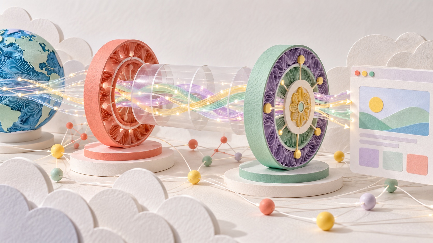 Bright handcrafted Internet tunnel passing through two independent trust-validation rings