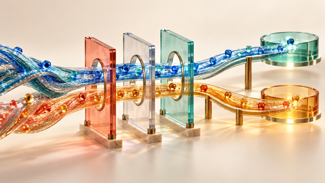Braided Internet paths pass through transparent quality gates while staging remains separated from production